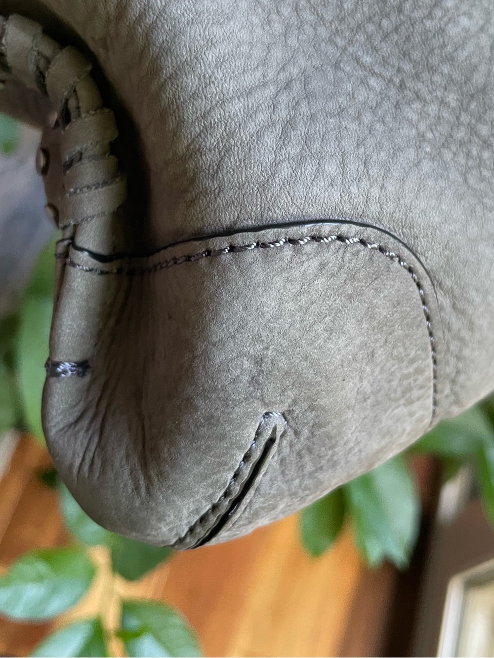 Rebecca Minkoff Gray large crossbody bag textured suede - Picture 17 of 17